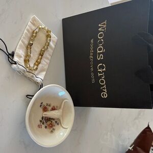 Bracelet and Trinket Dish Gift Set (NWOT)